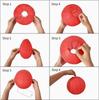 6-Inch White Paper Lanterns Decorative Round Paper Lanterns Lamp for Birthday, Wedding, Christmas, Home Decor, Party Decoration