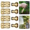 Male Female Threads Garden Hose Quick Connector 3/4 Inch Thread Water Hose Connector  Car Washing