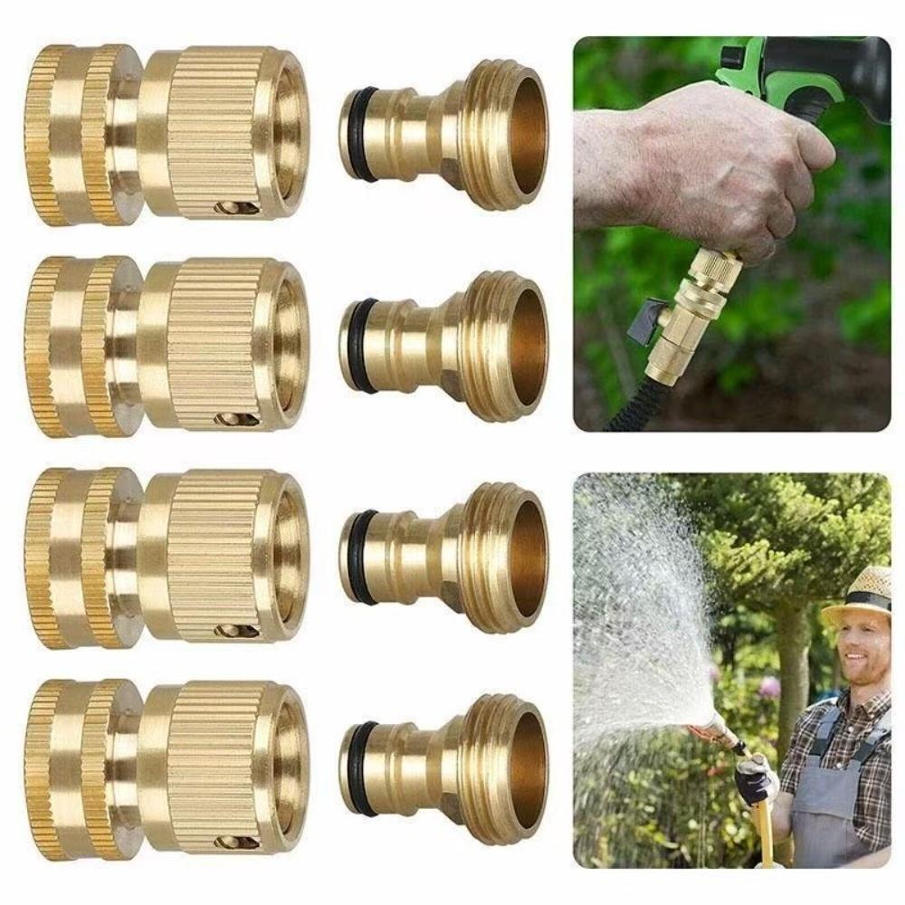 Male Female Threads Garden Hose Quick Connector 3/4 Inch Thread Water Hose Connector Car Washing