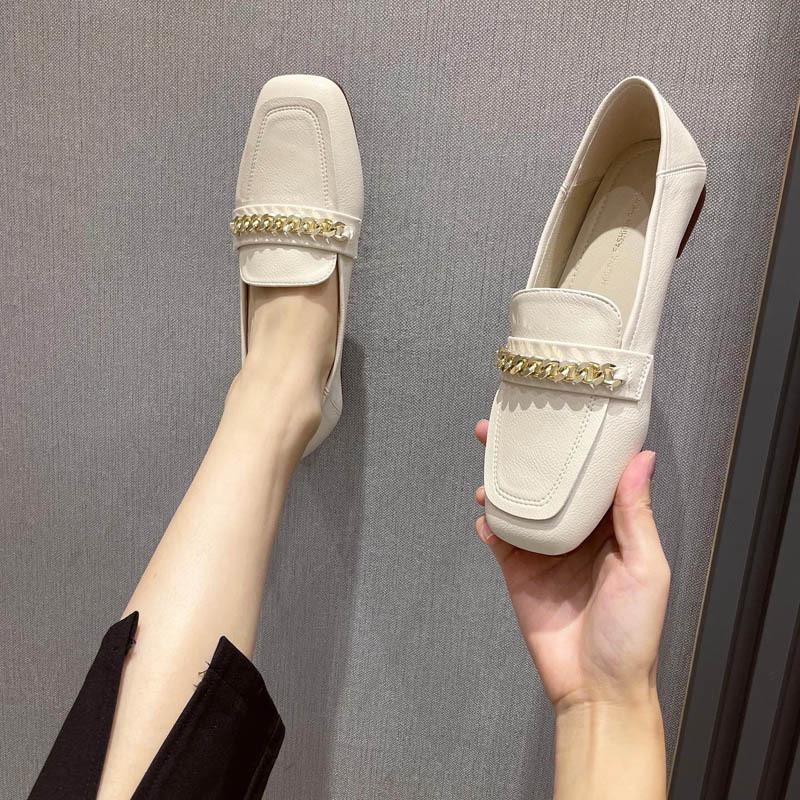 Модные женские туфли на плоской подошве — фото 8