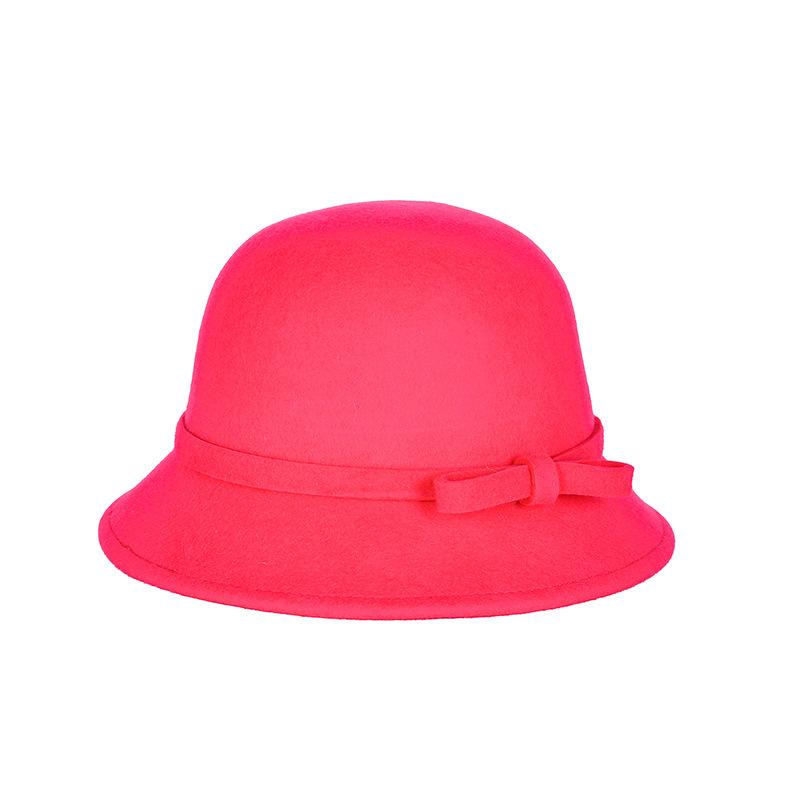 2025 Women’s Pure Wool Felted Cloche Hat Winter Warm Bowl Cut Bucket Cap for Outdoor Chic Autumn Winter Fashion