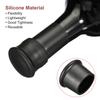 Uxcell Silicone Bottle 26mm Unbreakable Stopper Sealer Cover for and Other Set of 6 Caps, ID, Reusable, Beer, Wine, Drinks, Black,