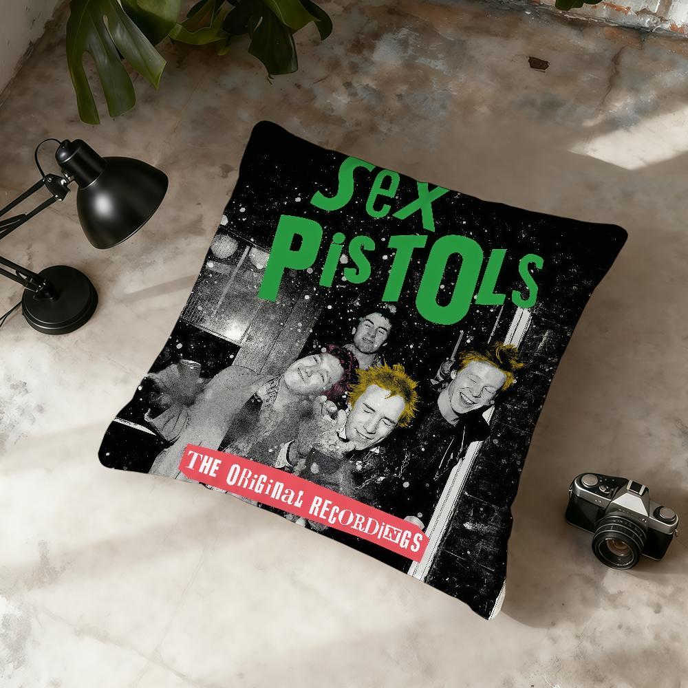 S-Sex P-Pistols-ES Bank cushion cover Home Office Convenient Nordic Simplicity Hit With Zipper Cushion Cover