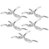 2in Stainless Steel Boat Rope Cleats Hook Flagpole Rope Cleats with Mounting Screw