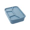 Fresh-keeping Food Storage Container 4 Grids Picnic Fresh Box Easy-to-Clean Snack Box  Camping