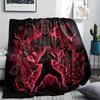 1PC Jujutsu Kaisen Patterned Flannel Blanket Suitable For All Seasons For Home Decor Warmth And Comfort Gifts Holiday Present