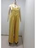 2024 Women's Ethnic Style Sleeveless Wide-Leg Button Jumpsuit