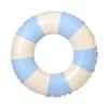 Inflatable Retro Stripe Swim Ring for Adults