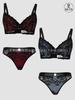 Exclusive Women's Adjustable Push-up Lace Bra Set - Sexy Lingerie