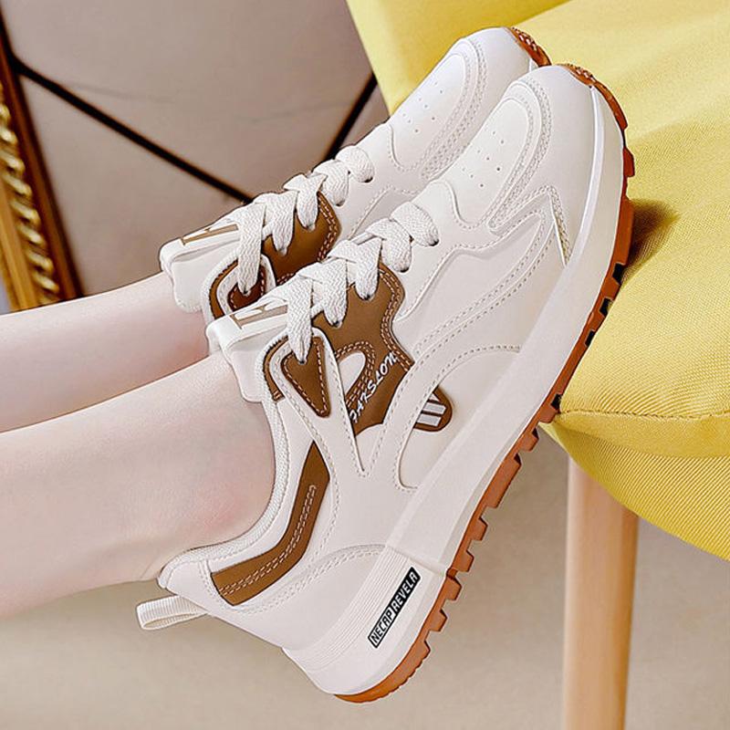 Women's Casual Shoes White Shoes Trend 2026 Sneakers Women White Vulcanized Shoes Female Tennis Sneaker Running Plus Size 35-42