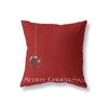 Home Decoration Christmas Theme Printing Pattern Polyester Cushion Cover Home Living Room Sofa Decoration Pillow Pillow Cover