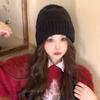 New Wool Hat for Women Korean Style Versatile Warm Ear Protection Knit Hat Korean Style Face Showing Small Pile of Hats