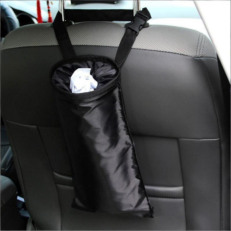 Car Trash Bags, Universal Car Trash Bags, Rear Seat Headrest Trash Cans, Seat Back Storage Hanging Bags