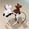 Funny Horse Headband Horse Pattern New Year Headband New Mascot Hair Hoop Pony  Photo Prop