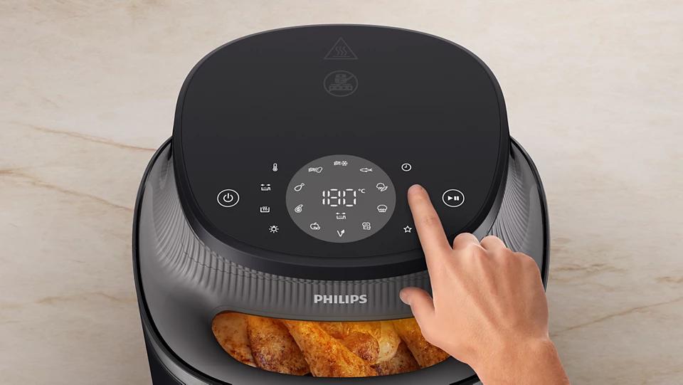 Philips Airfryer | NA322/00 Řada 3000 | Výkon 1400 W | Objem 4,2 L | RapidAir Plus | Černý