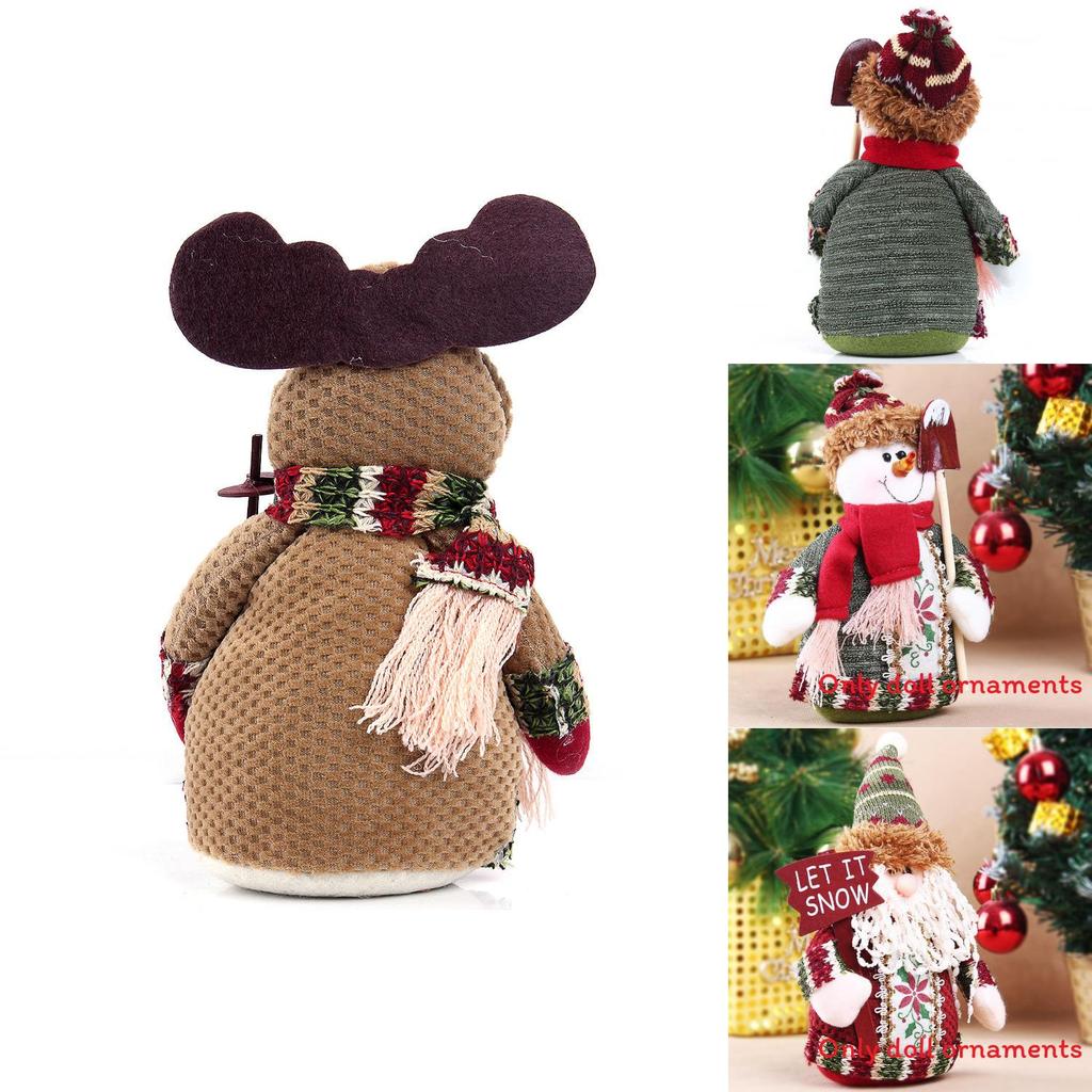 Christmas Santa Snowman Reindeer Fabric Decorations For Christmas Party And Gift Ideas