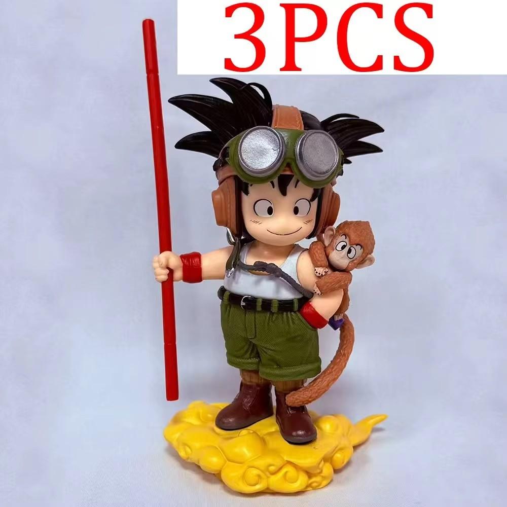 s Anime Dragon Ball Son Goku Figure With Monkey Kid Goku Action Figure16cm Pvc Statue Collection Model Toys Lovely Gifts@