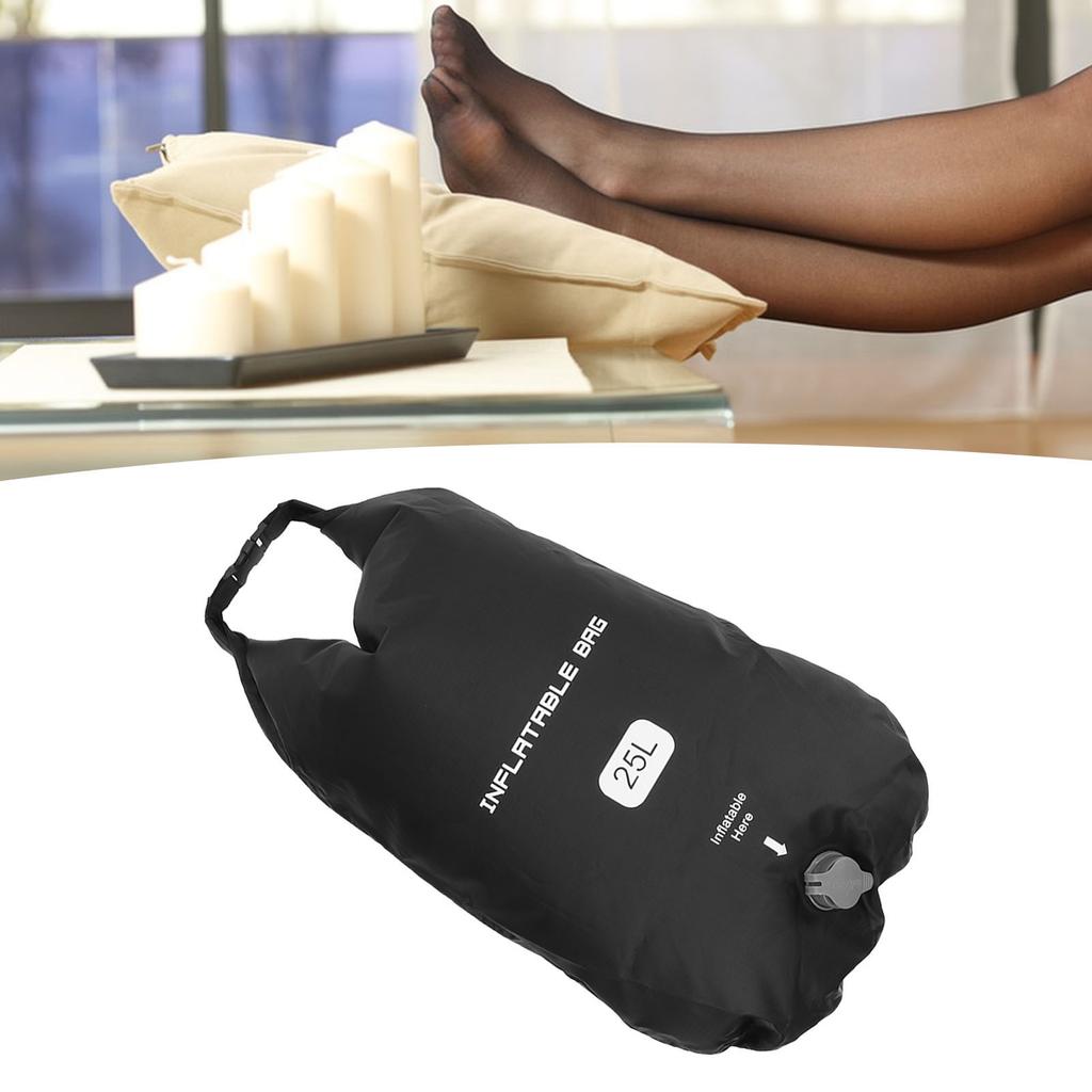 Eco Friendly Shopping Bag Inflatable Bag Multifunction Waterproof 2 In1 Storage Bag Air Pump Bag for Travel Inflatable Foot Rest
