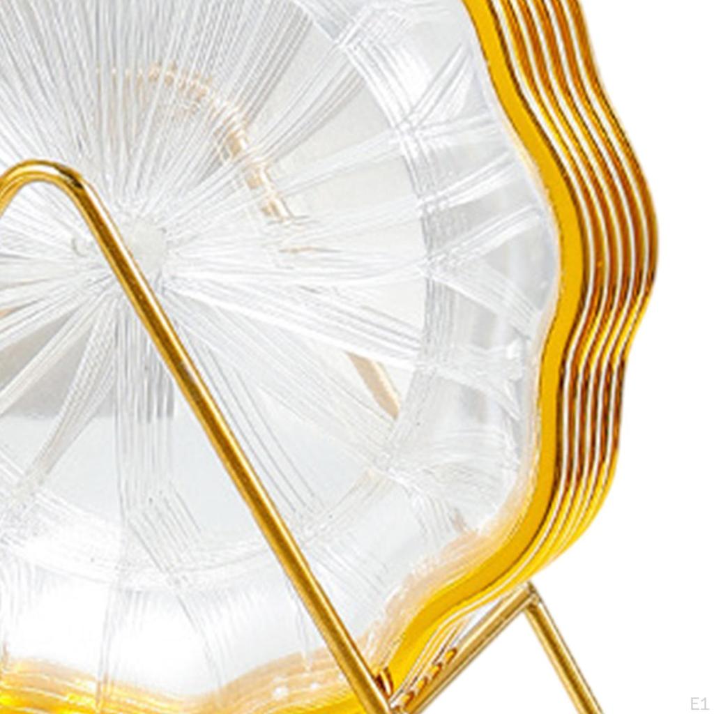 6-częściowy zestaw talerzy obiadowych, wielokrotnego użytku, talerzyki do przystawek i deserów do użytku domowego i na zewnątrz