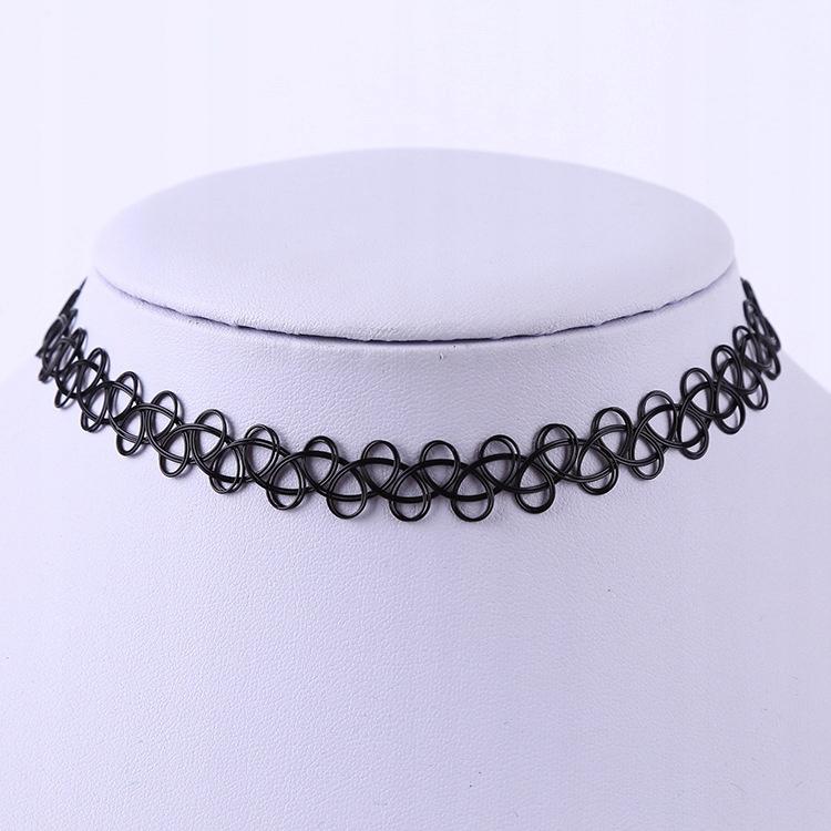 Collana Girocollo Gotica Nera Classica Gotica Ch12