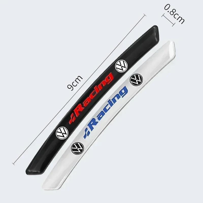 4pcs Aluminum Logo Car Wheel Rim Hub Sticker Car Decoration For VW GTI Polo Golf Passat Tiguan Arteon Touareg Taigo Caddy BCT1