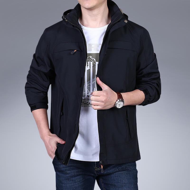 2024 Men's Casual Spring/Autumn Jacket: Middle-Aged Windbreaker