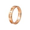 & Co. Atlas Series Roman Numerals Diamond Hollow 18K Rose Gold Diamond Ring Unisex Ring 30480597