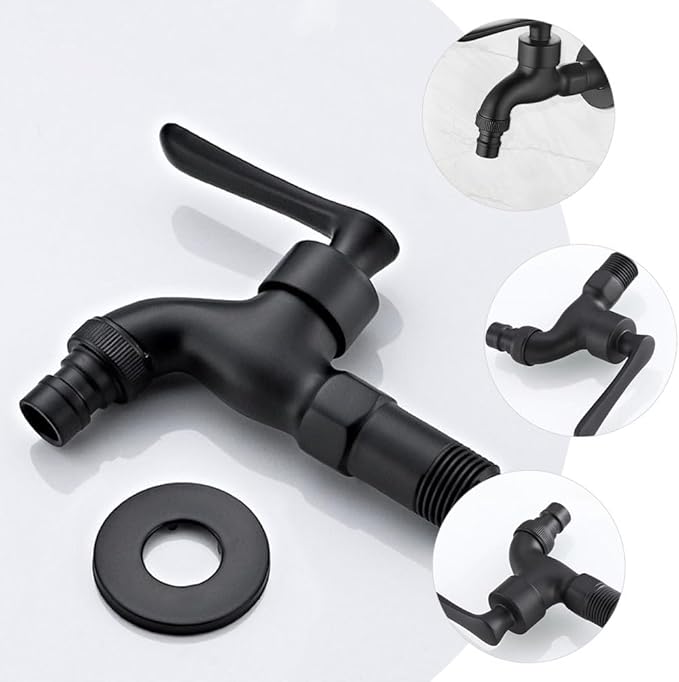 Metal Wall Mounted All-copper Washing Machine Faucet