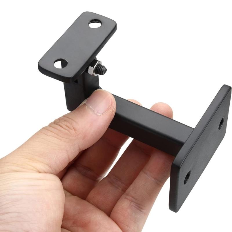 Verstellbare Handlaufhalterung Wandmontierte Treppengeländerhalterungen mit Montagehardware für Treppen, Schlafzimmer, Flure