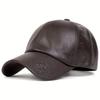 Baseball Leather Vintage Neutral Gender Women  Men For Caps Outdoor Adjustable Spring And Autumn Casual Sunscreen Hat