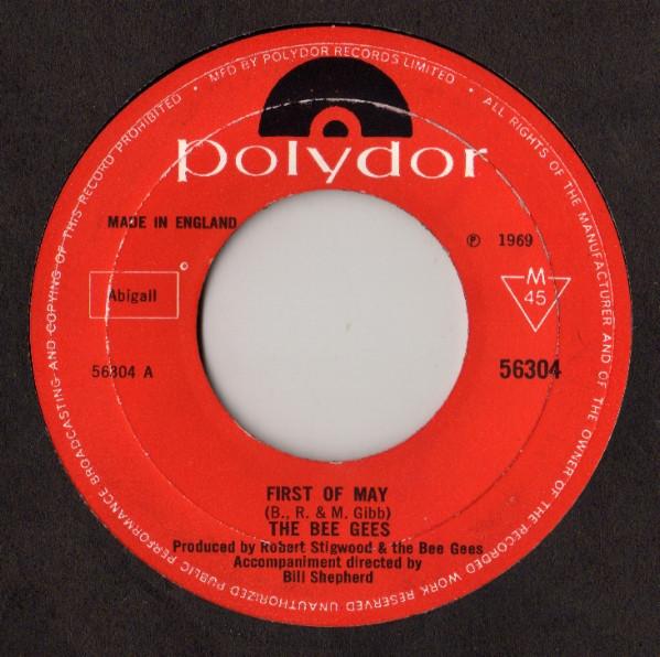 

7inch Record BEE GEES - First Of May 56304 Polydor 1969 UK Rock Used
