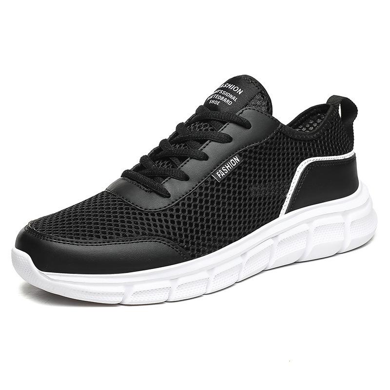 Cheap large size summer breathable and lightweight running shoes mesh sports and leisure shoes