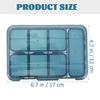Mini Weekly Portable Pill Box Medicine Organizer Compact Pocket-Size Medicine Storage Case Travel Medication Holder Daily