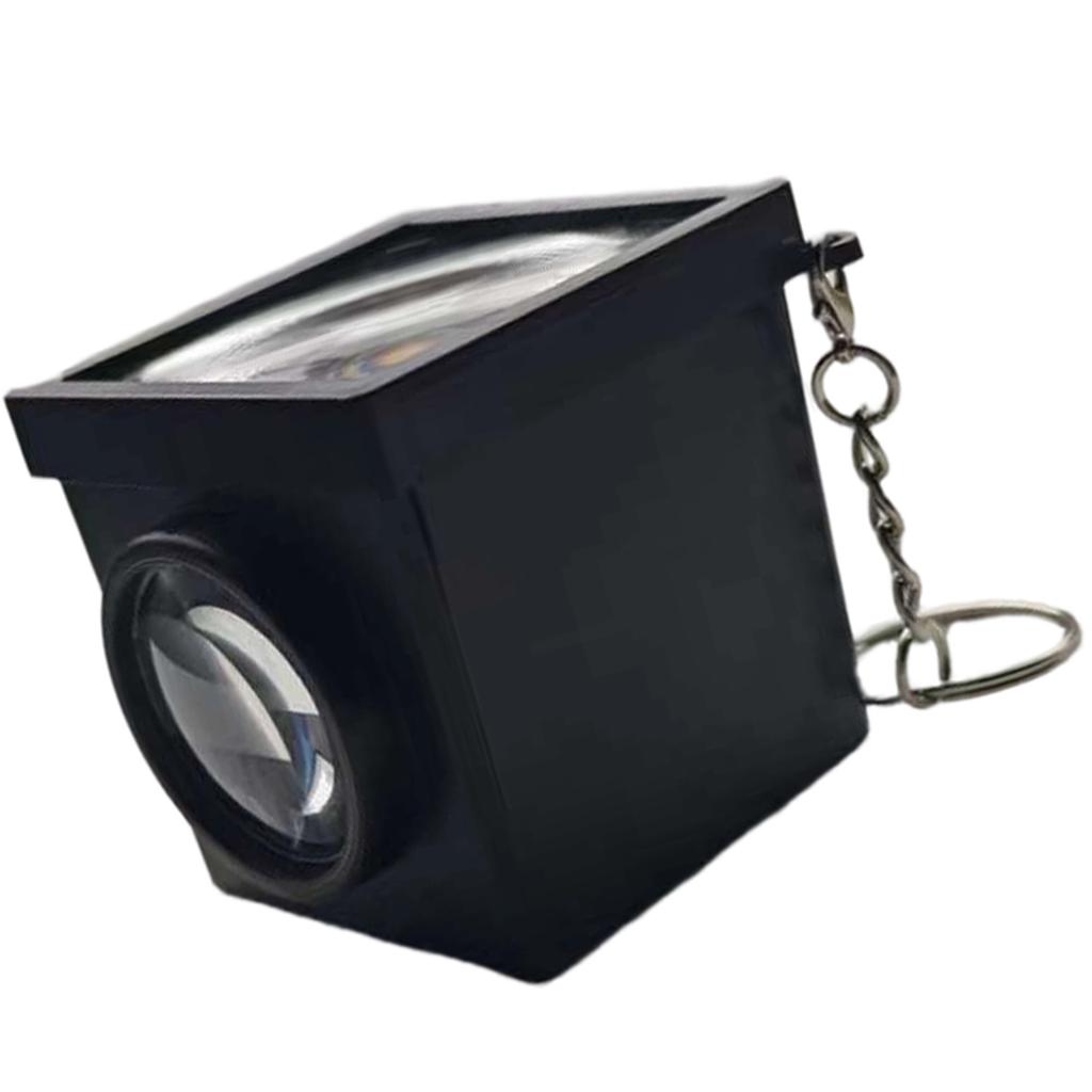 User Friendly Reflective Finder Keyring Waist Level Viewfinder Keychain For Compact Portability And Trendy Decoration