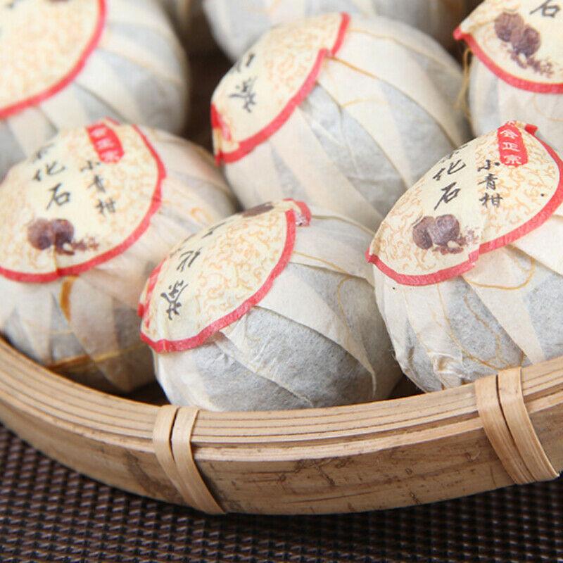 500 г Чай Пуэр с кожурой мандарина Маленький зеленый мандариновый чай Пуэр Чай из щебня — фото 12