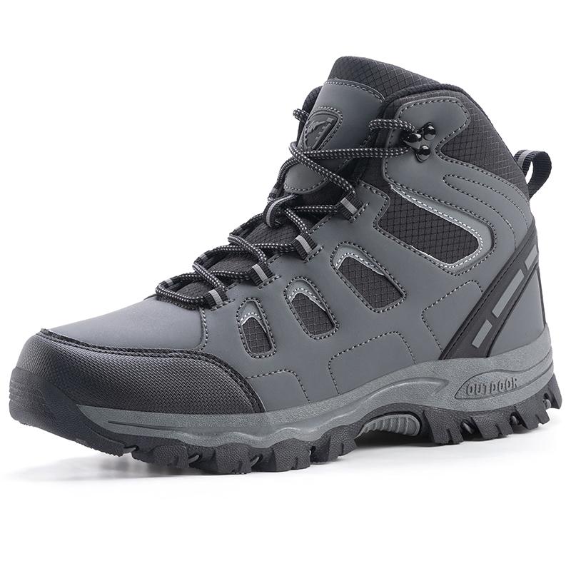 TUINANLE Men's High-Top Non-Slip Hiking Shoes Women Hiking Outdoor Wear-Resistant Platform Travel Shoes