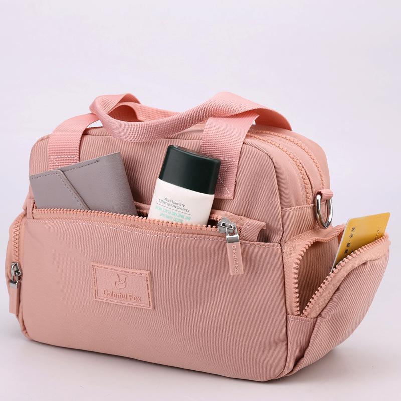 New women's bags, large-capacity waterproof messenger bags, simple and fashionable handbags, nylon women's bags, mother bags.