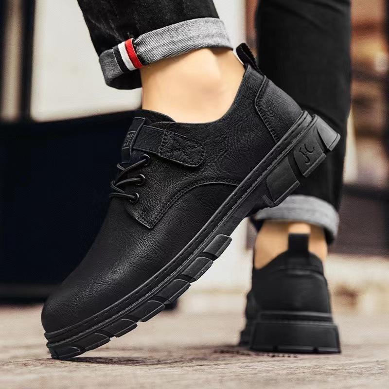 Men's shoes new summer low-top Martin boots non-slip and wear-resistant shoes men's fashion versatile British retro leather shoes