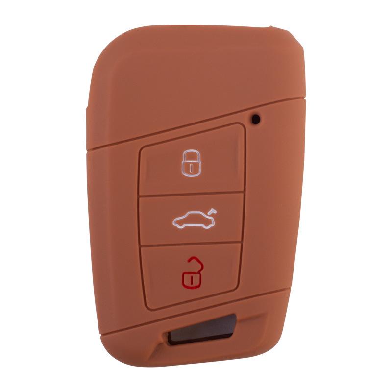 Suitable for Volkswagen CC Weilan 3-button Silicone Key Bag Magotan B8 Passat Arteon Key Cover Remote Control Cover
