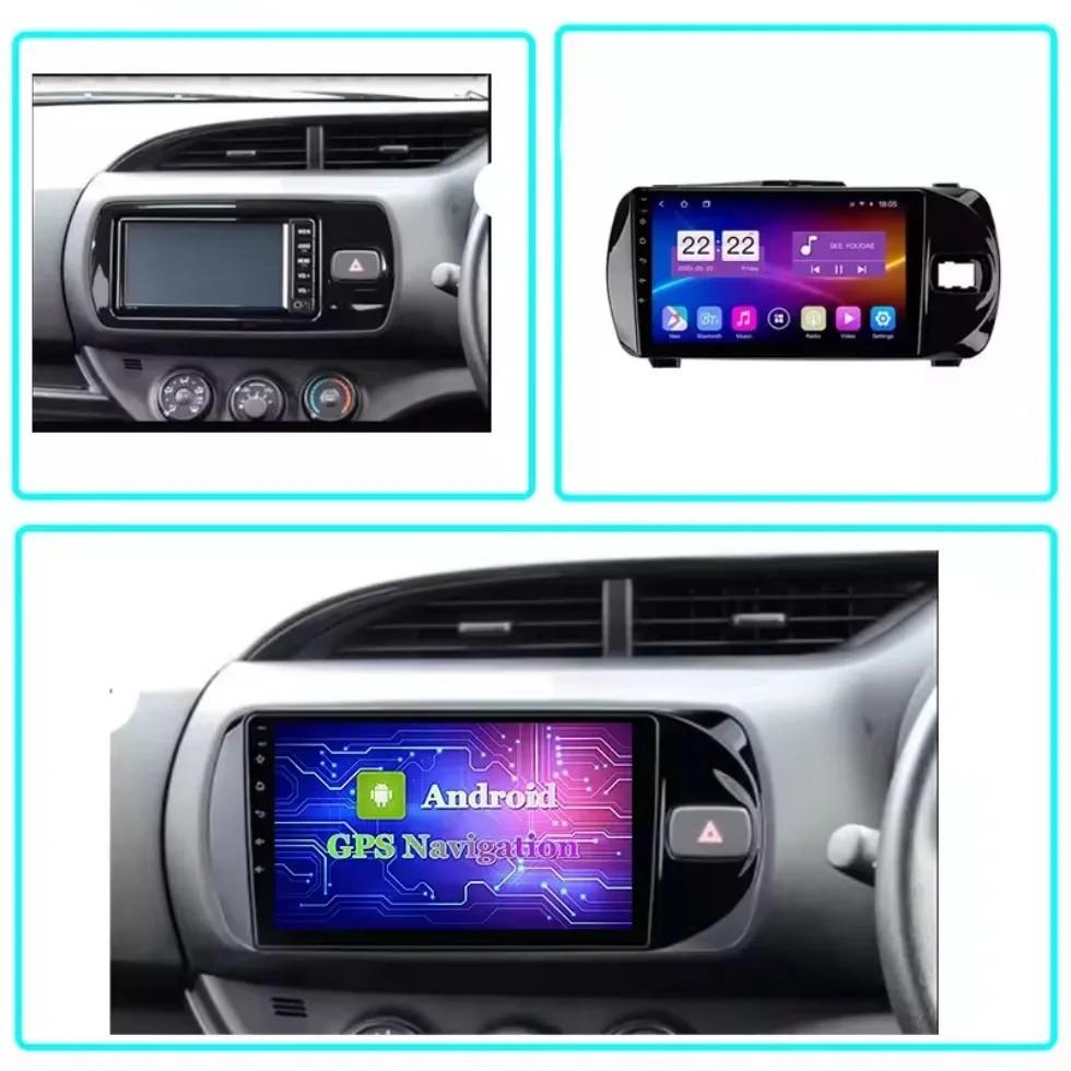 Adaptor Mască Cadru Auto 9 Inch Radio Android Audio Bord Kit Panou Montaj Pentru Toyota Vitz 3 XP130 Yaris 2015-2020