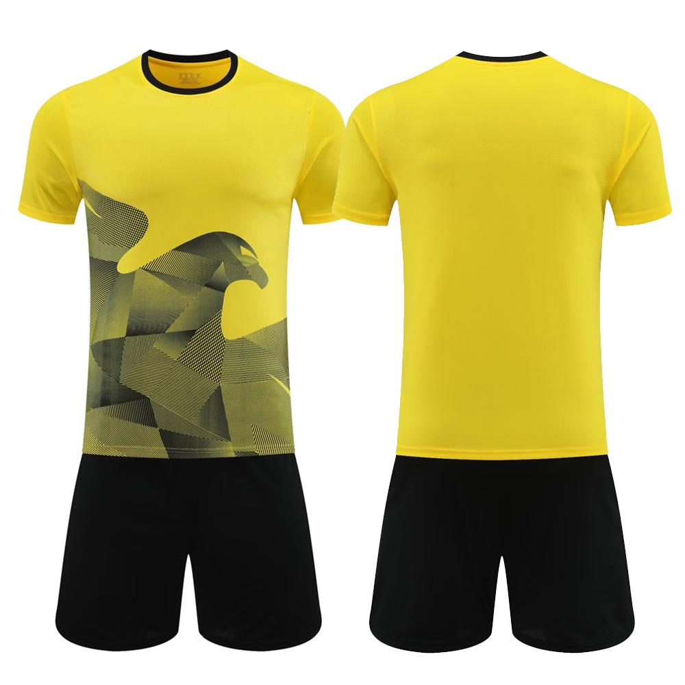 Football Jersey Set Boys And Children Adult Professional Game Training Jersey Primary And Secondary School Students Sports Short-Sleeved Jersey