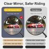 8MM Screw Thread E-bike Rearview Mirror Multicolor Mini Mirrors  Electric Bike Accessories