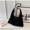 Women's Retro Suede Autumn Tote Bag - Versatile, Large Capacity Shoulder Bag