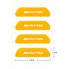 TWEK4 4Pcs Car Safety Warning Stickers Night Reflection Mark Decals For Mercedes Benz AMG GLE GLS CLA CLE GLC CLS GLA W223 W213 W206