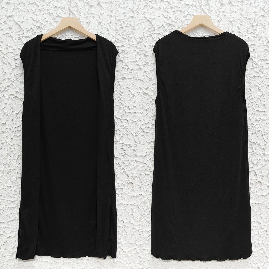 2024 Bestseller Solid Color Fashion Mid-length Vest - Six Colors, Four Sizes Model 8820