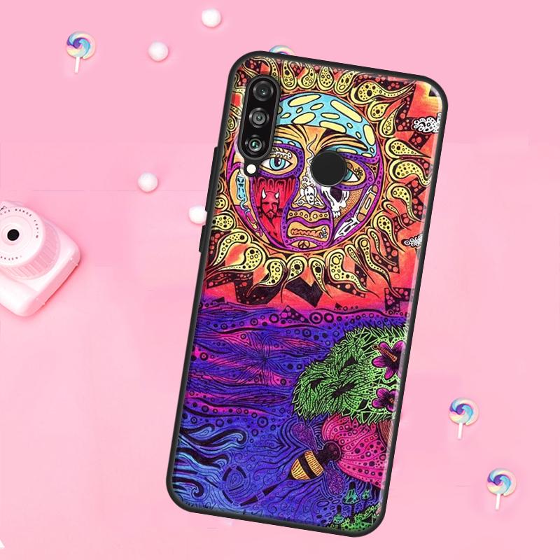 

Hippy Hippie Psychedelic Art For Huawei Nova 10 9 SE 3i 7i 8i 11i 12i Y73 Y90 Y70 Y72 Y61 Y91 P60 Pro P30 P40 Lite Case Huawei P60 Pro