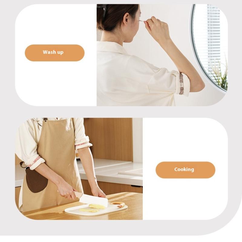 1 Pair Fashion Shirt Cuff Arm Ring Suit Sleeve Holder Anti-Slip Clip Cuff Strap Tightening Belt Ladies Elastic Headband Fixed St