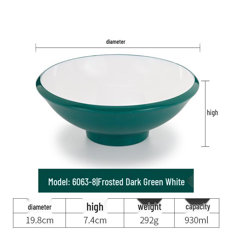 Nordic Style Square Melamine Serving Bowl