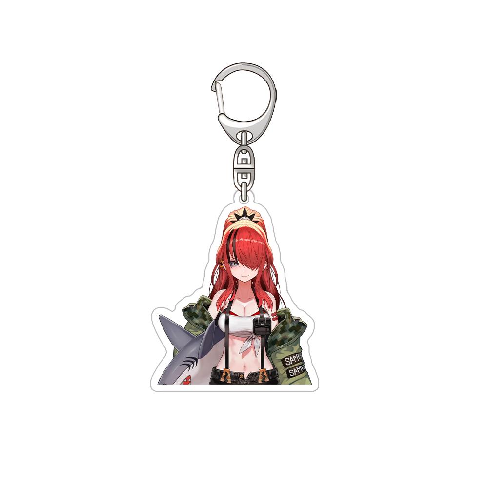 Nijisanji Yuhi Riri Shishhido Akari Higuchi Kaede Kenmochi Toya Debidebi Debiru Official Acrylic Keychain Bag pendant Fans Gifts