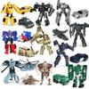 Children Toys Mini Transformation Robot Kit Toys Models 2 In 1 Deformed Car Toy Robots Toys for Kids Gift Action Figure